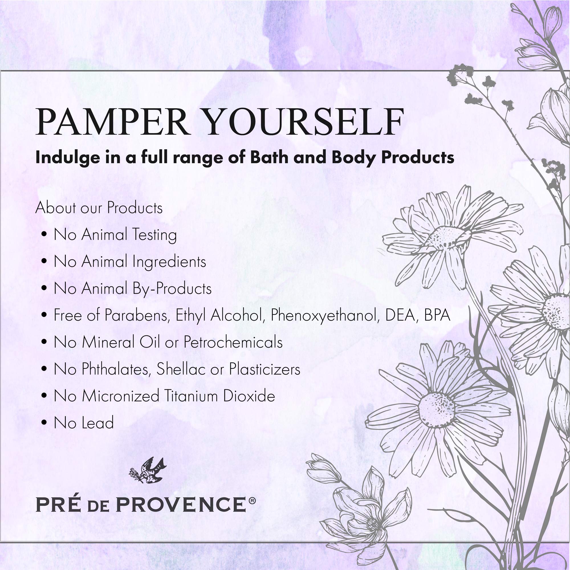 Pre de Provence Heart Shaped Gift Soap, 200 Gram, Lavender, (6282)
